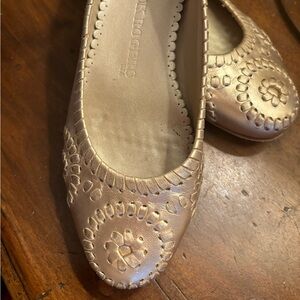 Jack Rogers Leather Pinwheel Navajo Flats